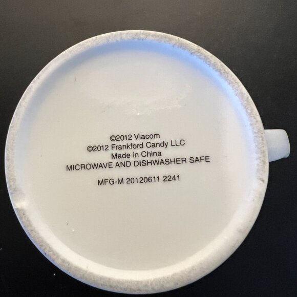 Set of 2 SpongeBob Squarepants Ceramic Mugs 2011 and 2012 VIACOM ~ Nickelodeon - Picture 10 of 10